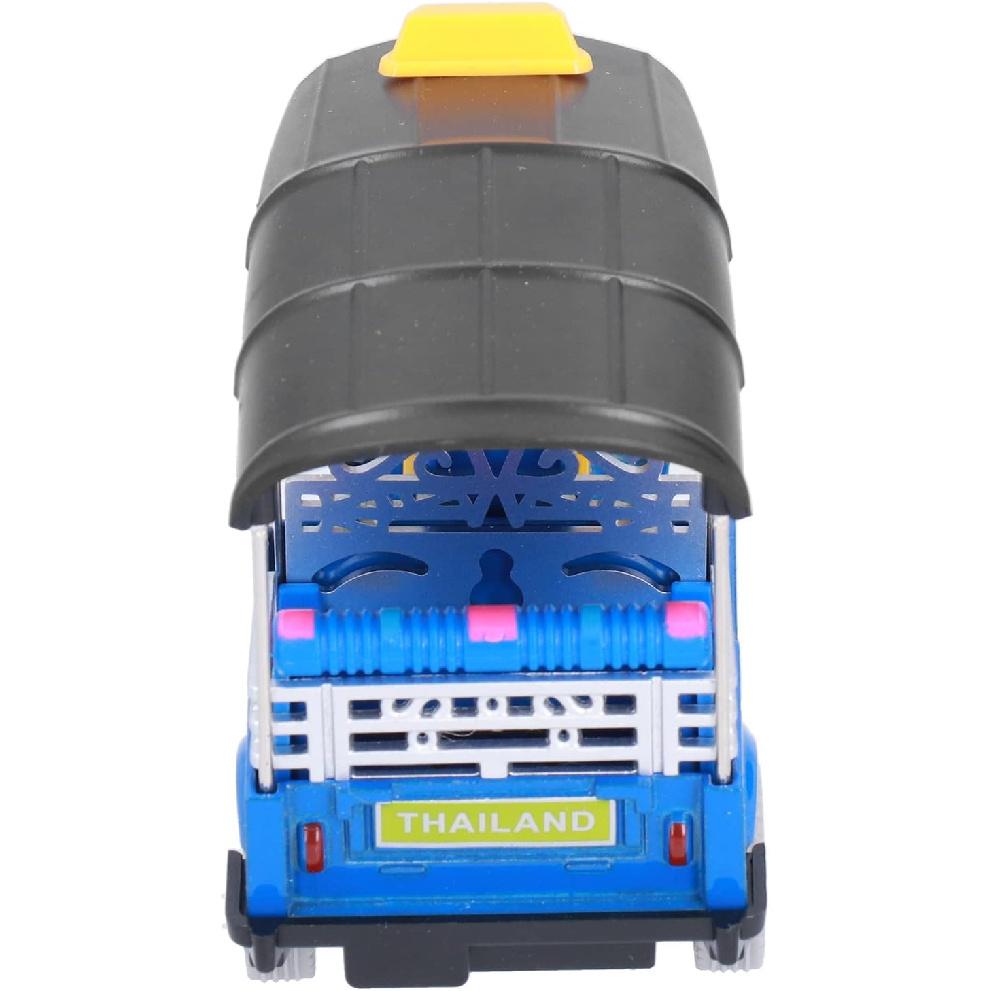 Pull Back Thai Tricycle, 3 Colors, Simulation Alloy Tuk Tuk Car Model Toy Children Vehicle Toy(Blue)