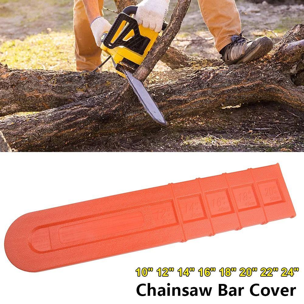 1Pcs 10-24inch Chain Saw Guide Cover Anti-scratch Plastic Chain Saw Bar Protector Plate Guard Cover Power Tool Accessories