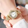 Popular fashion Roman pattern diamond-encrusted women's watch women's watch quartz watch bracelet women's watch manufacturer spot