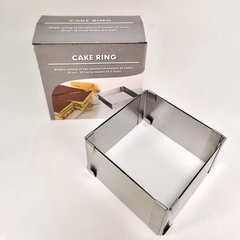 Ruhan Large Stainless Steel Square Baking Molds