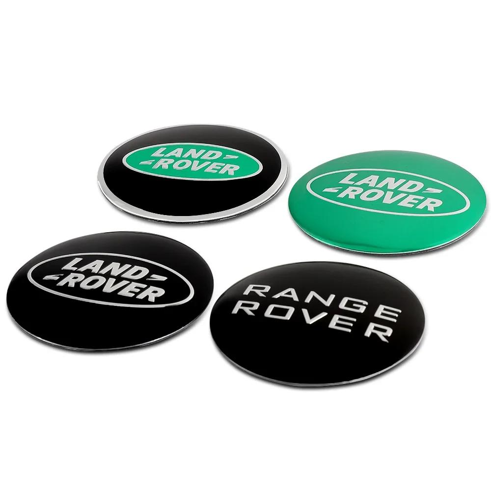 for Land Rover Defender 90 110 Discovery 2 4 Freelander 1 Evoque 4pcs 56mm Car Wheel Hub Center Caps Rim Cover Badges Sticker FG4
