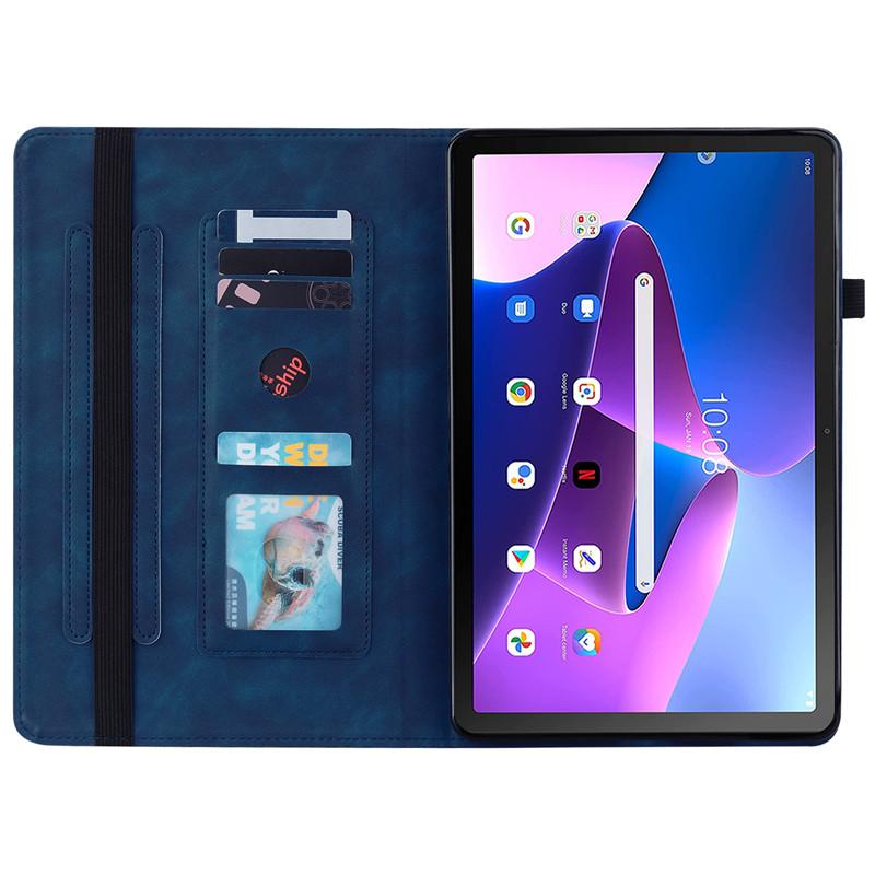 Tablet Case For Lenovo Tab M10 Plus M8 3rd Gen Case Pu Leather Soft Tpu Back Wallet Cover Tablet For Funda Lenovo M10 Fhd Plus Tb-x606f Case