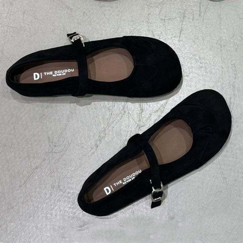 

Loafers Shoes Women Flats Suede Shallow Sandals Soft Designer Woman Shoes Sport 2025 Autumn Dress Zapatillas De Mujer 39 чёрный