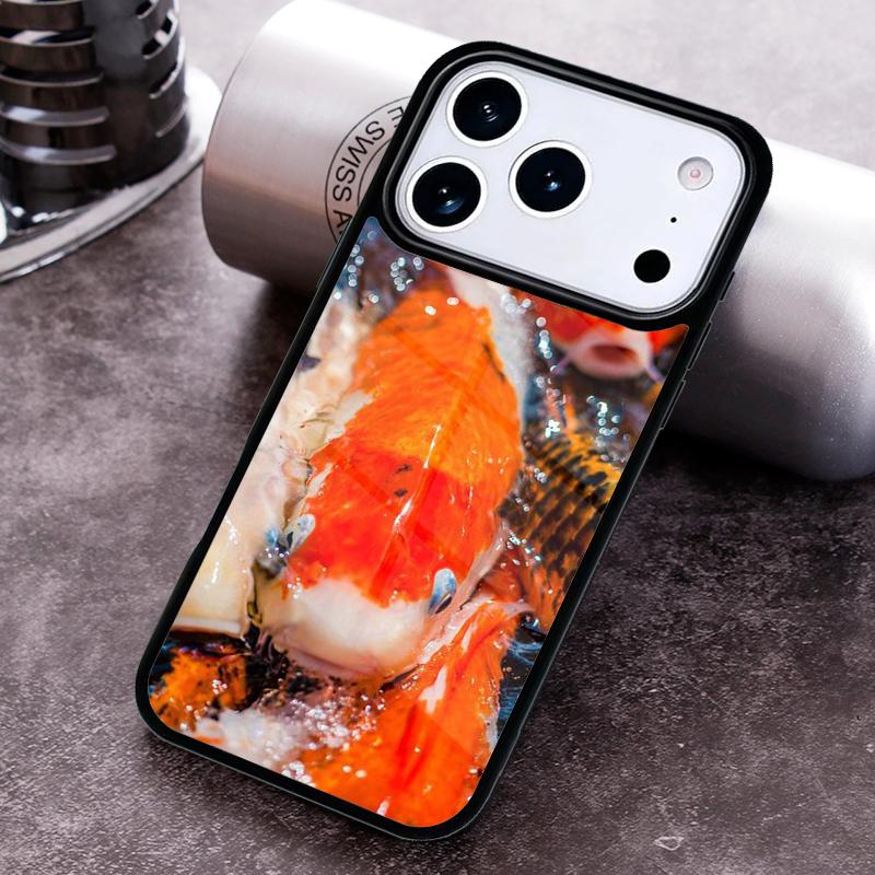 Carp Fish Soft Phone Case For iPhone 17 16 15 14 13 12 11 Pro Max Plus 17Air Soft Silicone Cover