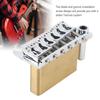 Fockety Electric Guitar Tremolo Cent Style Tremolo Bridge 54mm String Solid Brass Stainless Steel Push Arms for Increased Bridge, 6-String