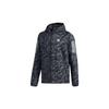 Ai Wb Camo Camouflage Windproof Casual Sports Hooded Jacket Black Men's EH3803