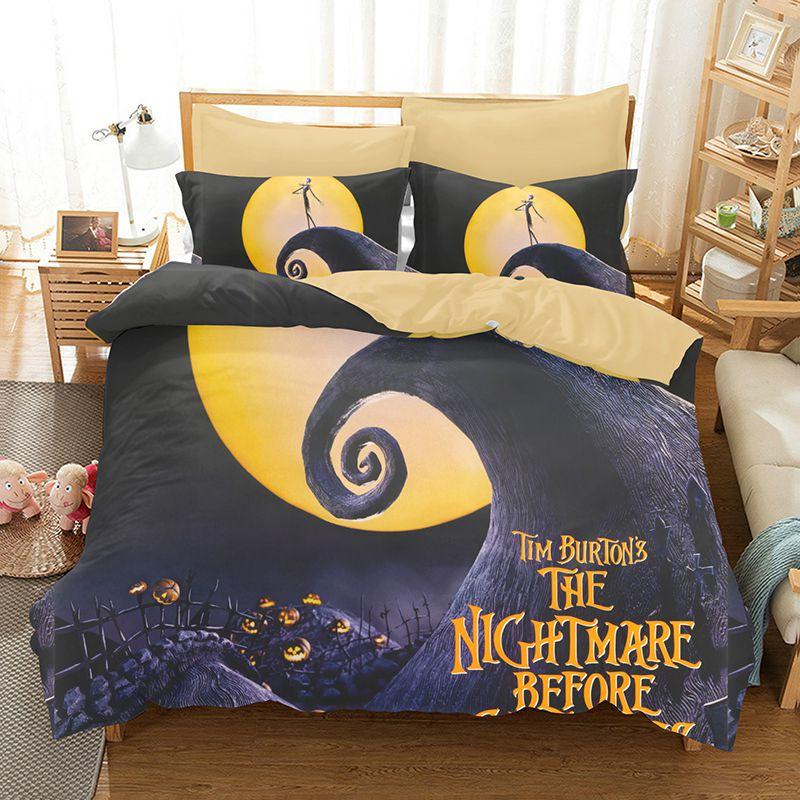 New Nightmare Hot Before Christmas Jack Duvet Cover Sets Quilt Cover Bedding
