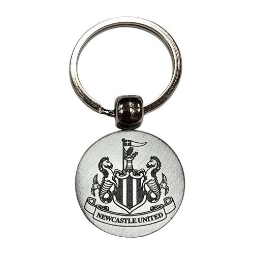 Newcastle United FC Antique Look Keyring And Badge Set