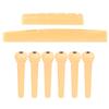 Acoustic Guitar Pins Pegs Guitar Bone Saddle Nut Guitar Parts Replacement Tool Accessory