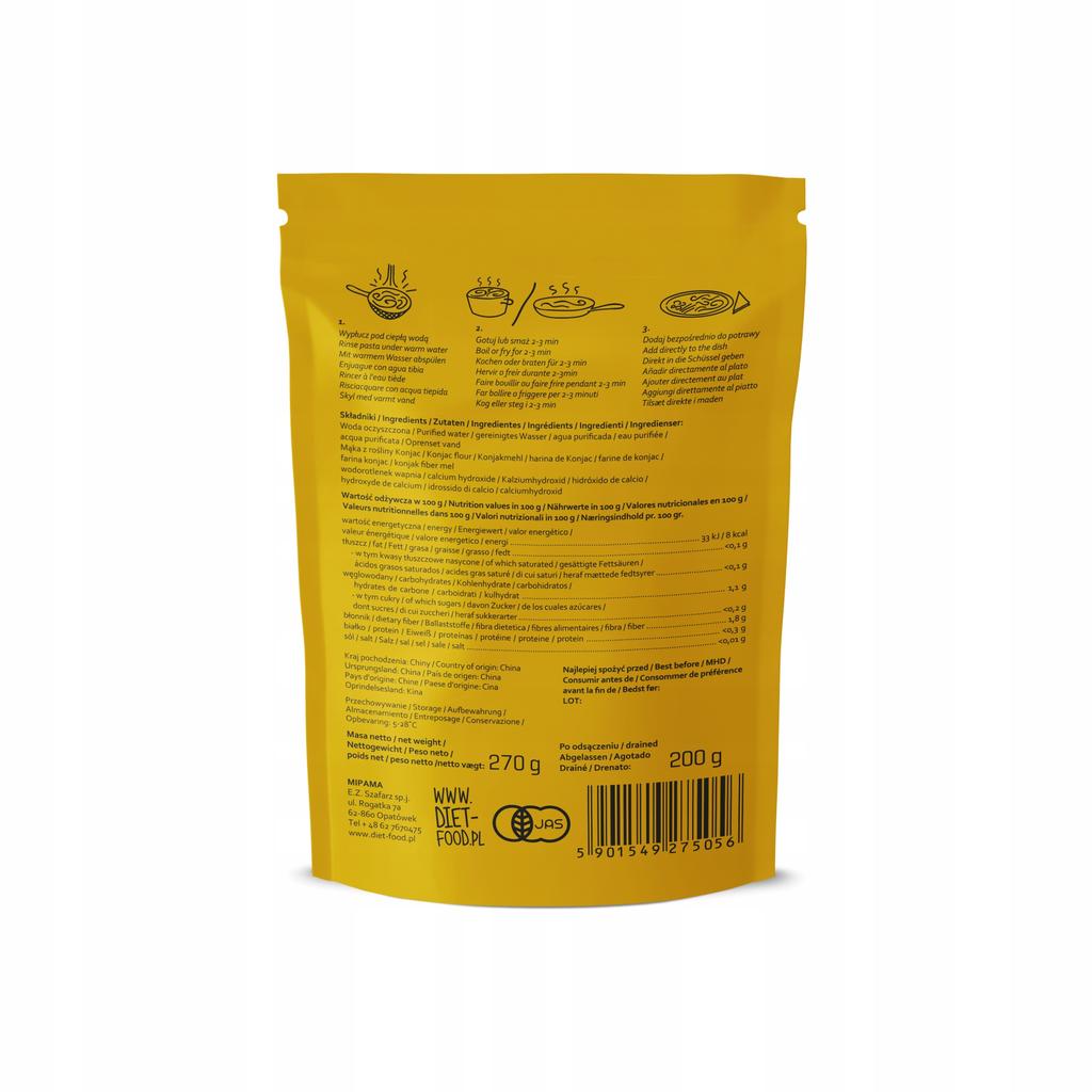 Keto Diet Food Konjac (Shirataki) Spaghetti Noodles 200 G