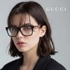 Eyeglass Frames GG0466OA 001 Square Horn-rimmed Glasses for Women and Men