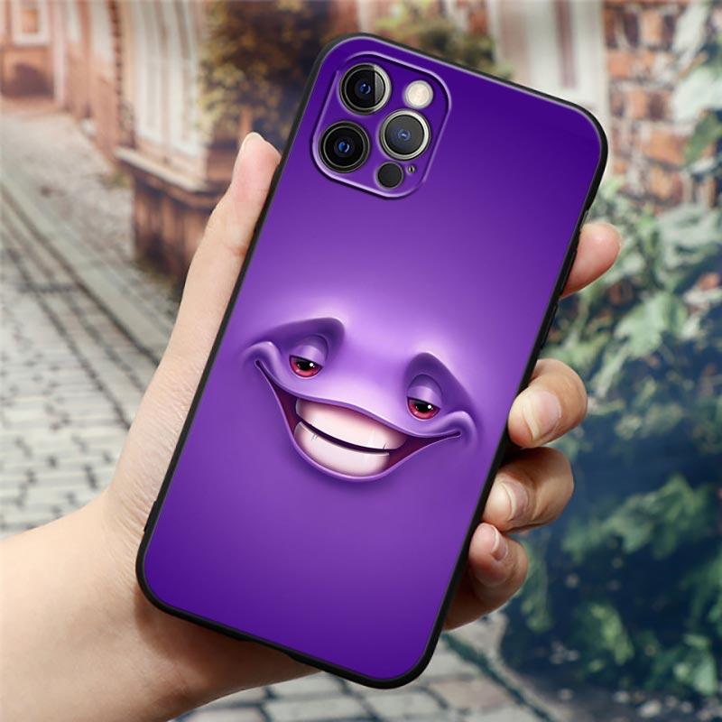 Lustige Niedliche Gesicht Farbe Comics Handyhülle Für Apple iPhone 14 13 12 11 Pro Max 8 7 SE 2020 2022 XR XS Mini Plus Hülle Funda Coque
