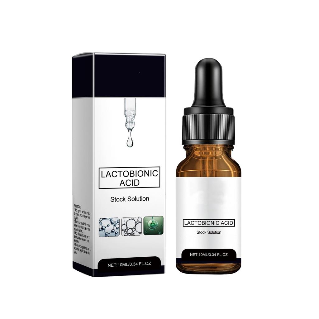 Ansiktsserum laktobionisk fuktighetsgivende, oppstrammende, foryngende hudpleie-serum(10 ml)