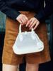 Komorebi Museum [Includes Inner Pouch] Pentagon Mesh Square Tote Bag | White | B08-M-2