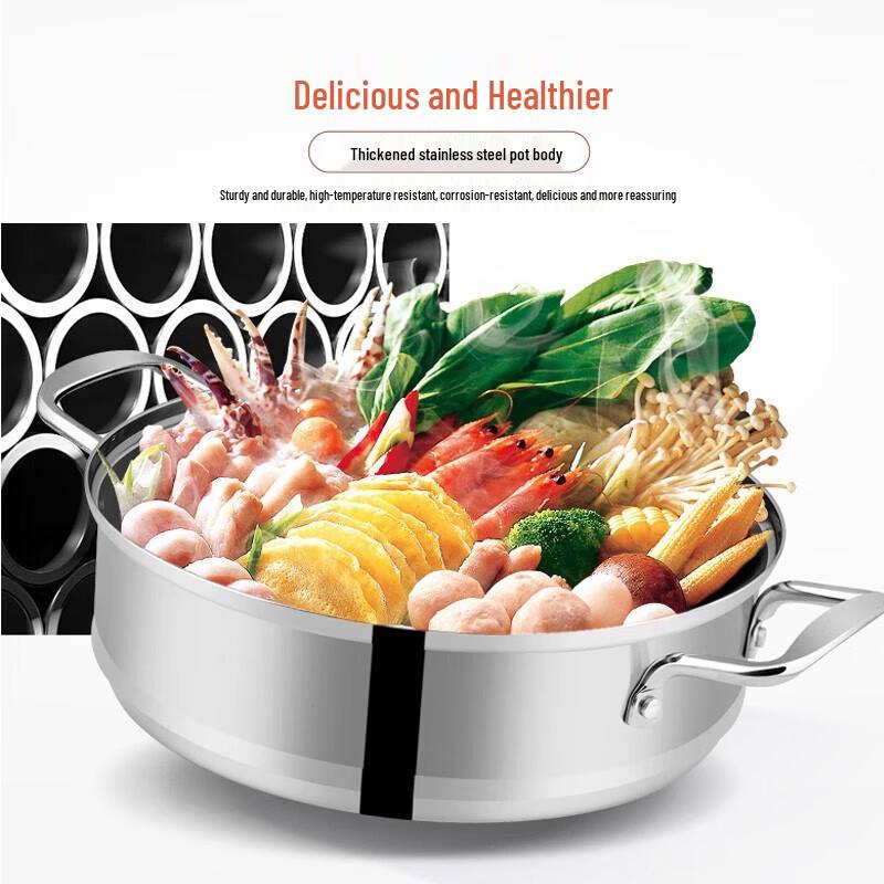 Balder Deluxe Stainless Steel Double-Layer Steamer Pot