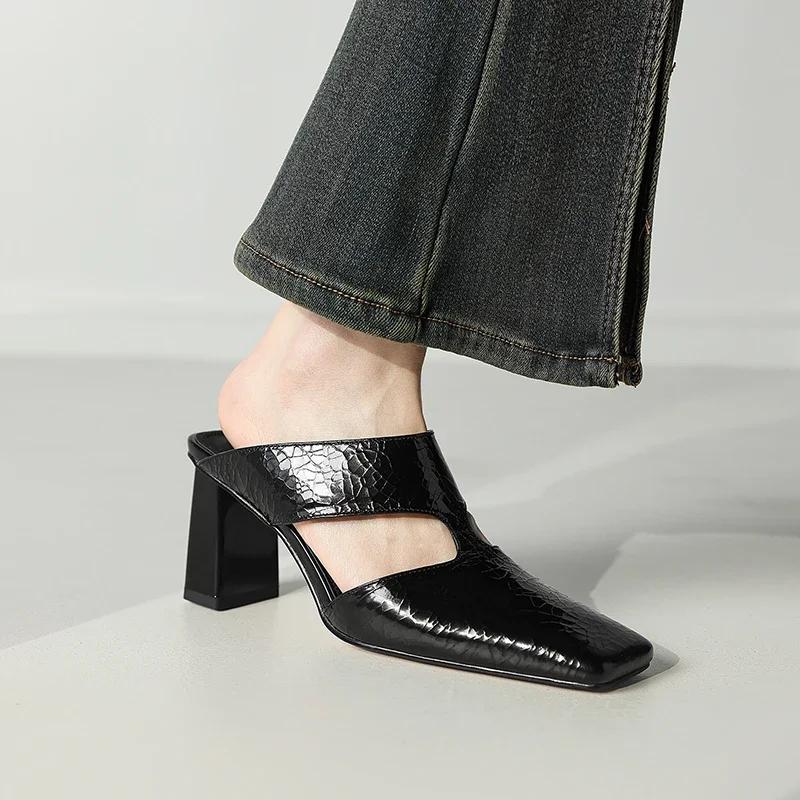 Fashion Plus size 42 Summer Hollow Out Women Sandals Silver Chunky Pumps Luxury Design Slingback Gladiator Rome Shoes Zapatos De Mujer