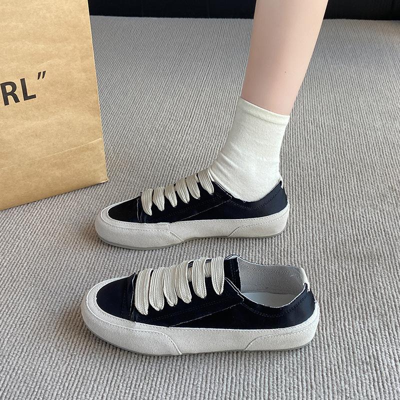 

Нишевые маленькие белые туфли женские на плоской подошве универсальные летние тонкие кеды на платформе одинарные туфли из шелкового атласа холщовые туфли 40