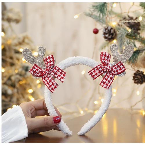 Cerchietti per Capelli per Festa di Natale per Ragazze Donna Regalo Buon Natale Vecchio Pupazzo di Neve Alce Bambini Cerchietto per Capelli Accessori Copricapo per Bambino