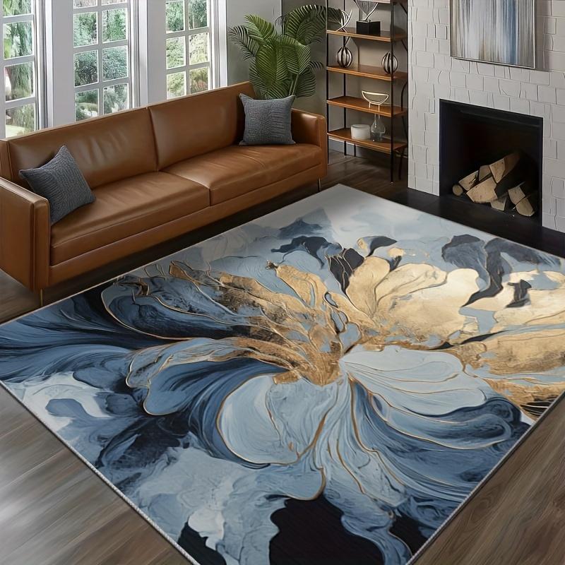 

Vintage Floral Bohemian Floor Mat Non Slip Backing Indoor Office Dining Room Home Decor No Shedding Machine Washable Area Rugs 50x80cm20x31in