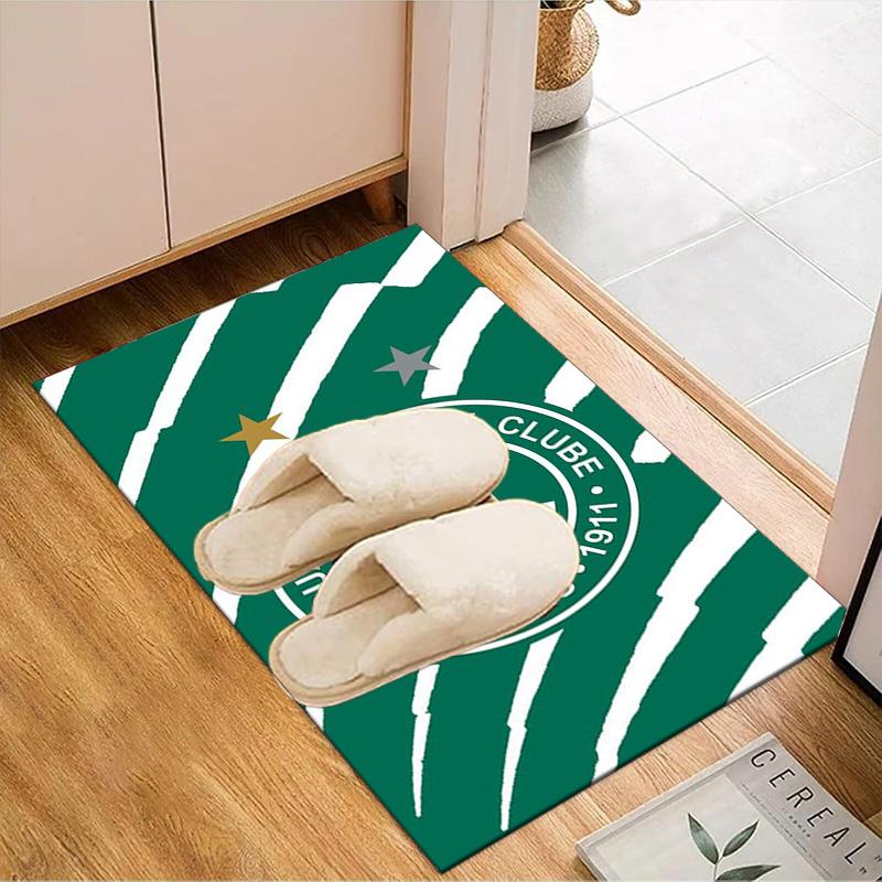Football Club Emblem Printed Office Carpet Chair Cushion Entryway Rug, Rugs for Living Room, Bedroom Christmas gifts
