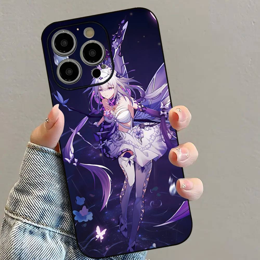 C-Castorice Cute Anime Girl Phone Case For iPhone 16 15 14 13 12 11 PRO MAX PLUS Mini TPU Soft To Skin-friendly Case
