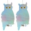 2Pcs Reflective Owl Bird Scare Laser Repeller