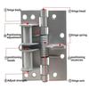 3 In 1 Automatic Self Closing Door Hinges with Positioning 90 Degrees Integrates Spring Hinge Door Closer and Door Stopper
