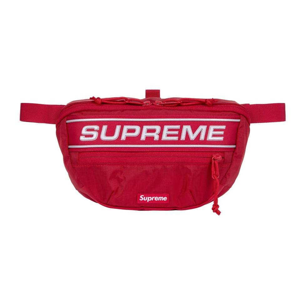New Supreme Waterproof Nylon Crossbody Bag, Fanny Pack Regular Unisex Red SUP-FW23-0813