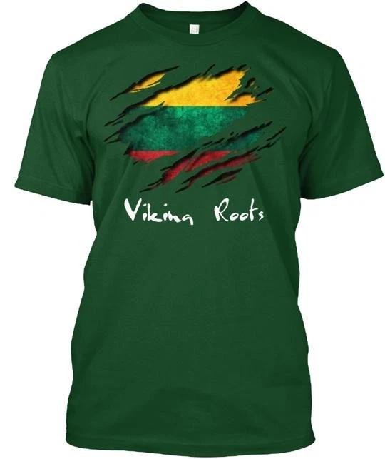 Viking Roots Lithuania T shirt Made in the USA Size S to 5XL M