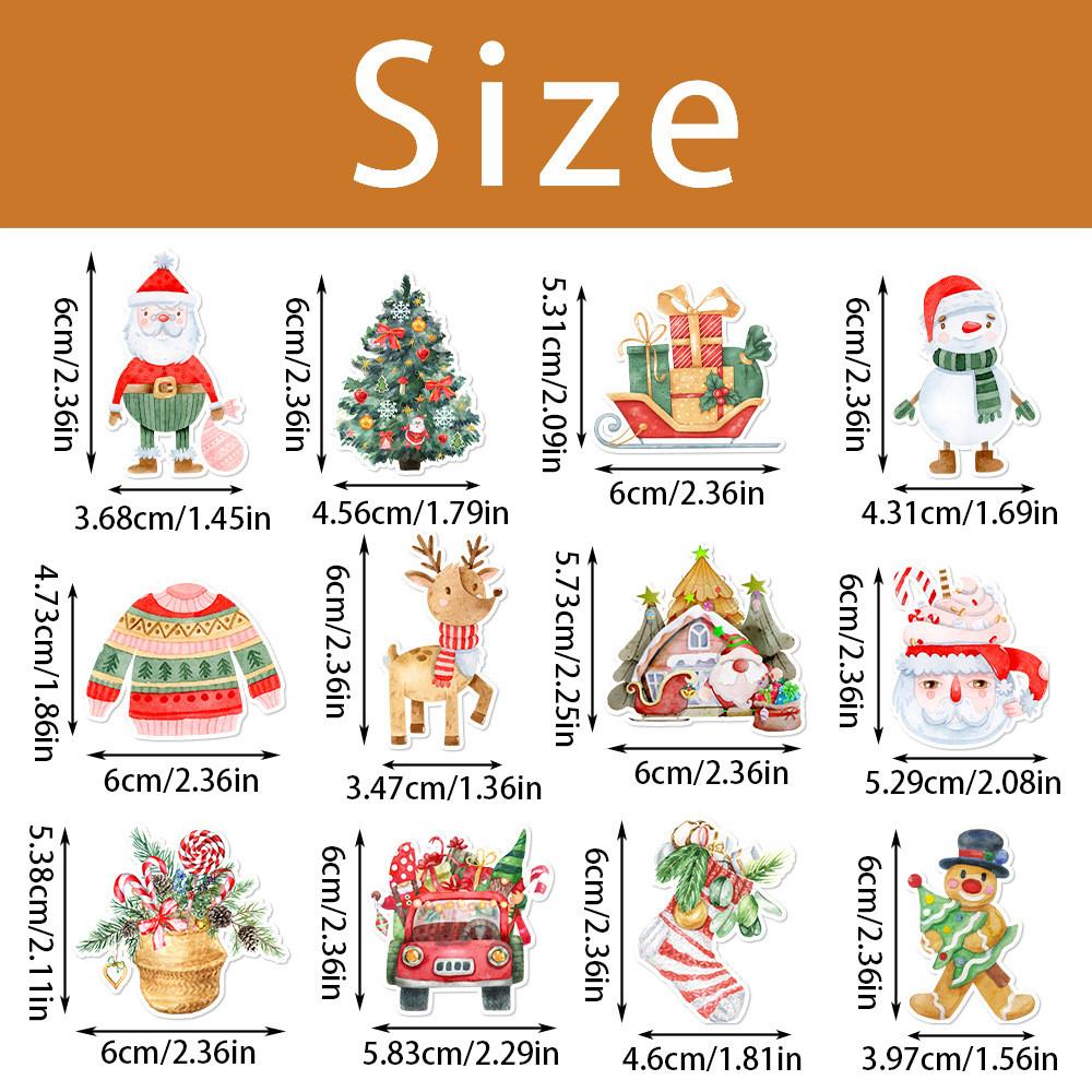 Christmas Cake Decoration Flags Set With Vintage Design For Holiday Parties