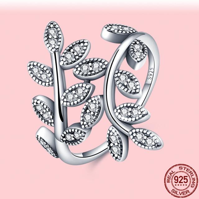  Sterling Silve Rings Popular Flower Lucky Rings Jewelry For Women Making Dorpshipping Rings TrendFlower Jewelry