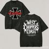 West Coast Choppers for Fan Gift Washed T-shirt Men Women Harajuku Oversized Unisex Short Sleeve Streetwear high quality Couples