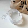 1Pc Jewelry Organizer Storage Box Cute Doll Bag With Keychain Dustproof Case