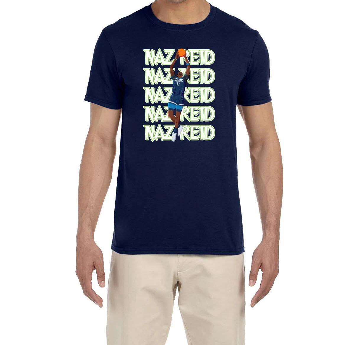 Naz Reid Text pic T-shirt XXXXL