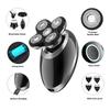 5-in-1 Waterproof Intelligent Razor 1PCS Men's Shaving Bald Head 7-Blade Electric Razor Multi-Functional Barber Set