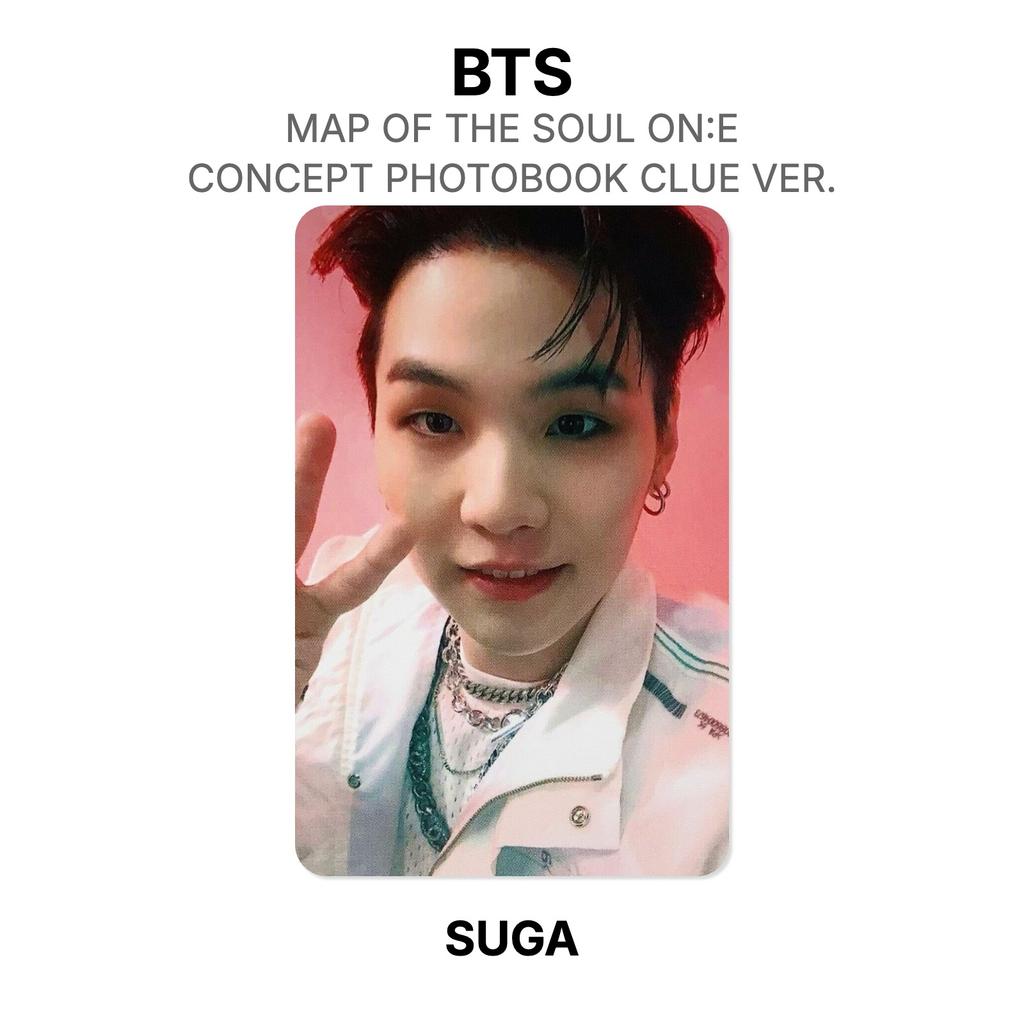 BTS MAP OF THE SOUL ON:E CONCEPT PHOTOBOOK CLUE VER. Official Photocard