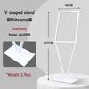White 45x60cm Outdoor Floor Display Stand