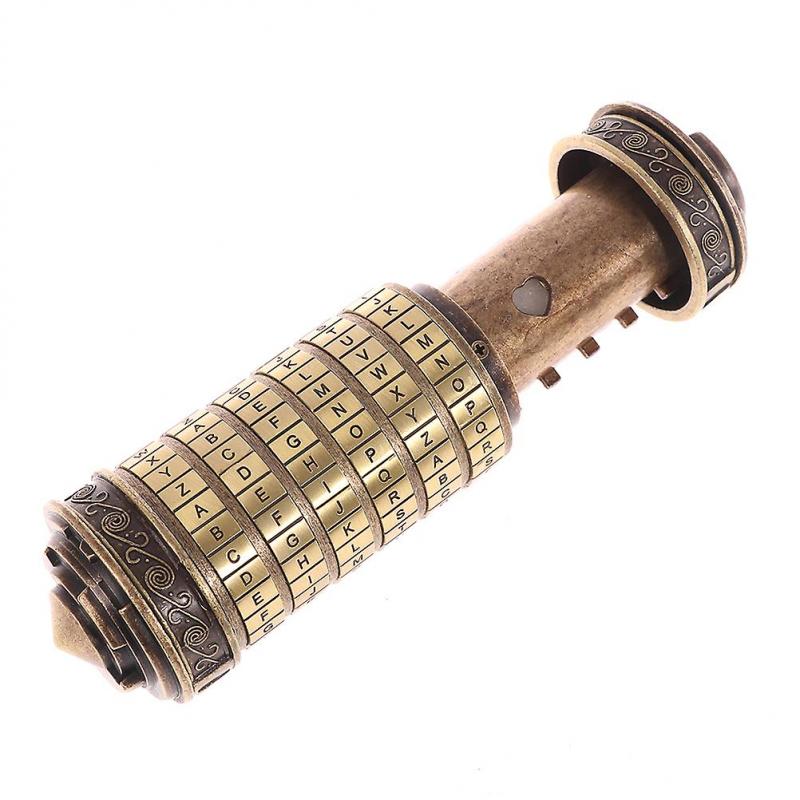 Da Vinci Code Toys Metal Cryptex Locks Wedding Gifts Valentine's Day Gift