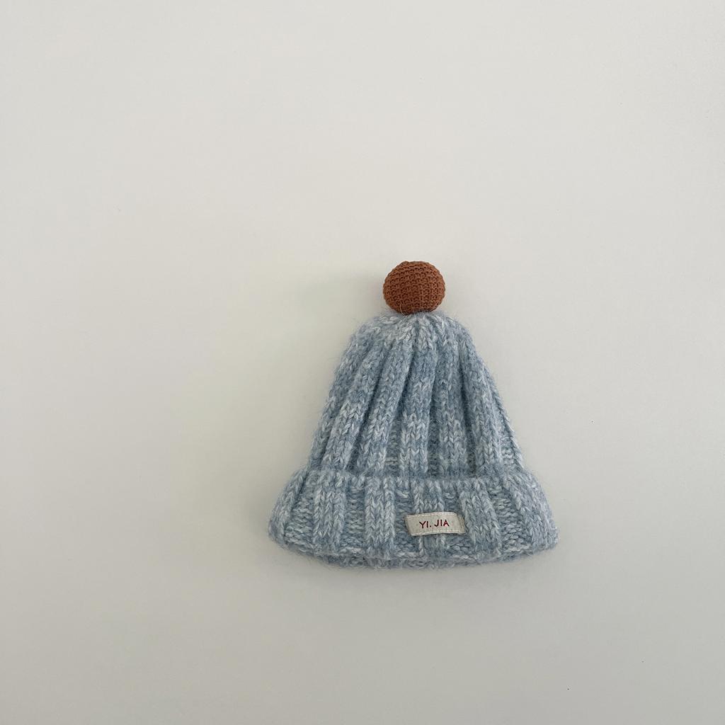 New Baby Knit Hat with Winter Warm Beanie for Boys Girls Cute Infant Toddler Cap Soft  Earflap Hat Gift 2-6 Years
