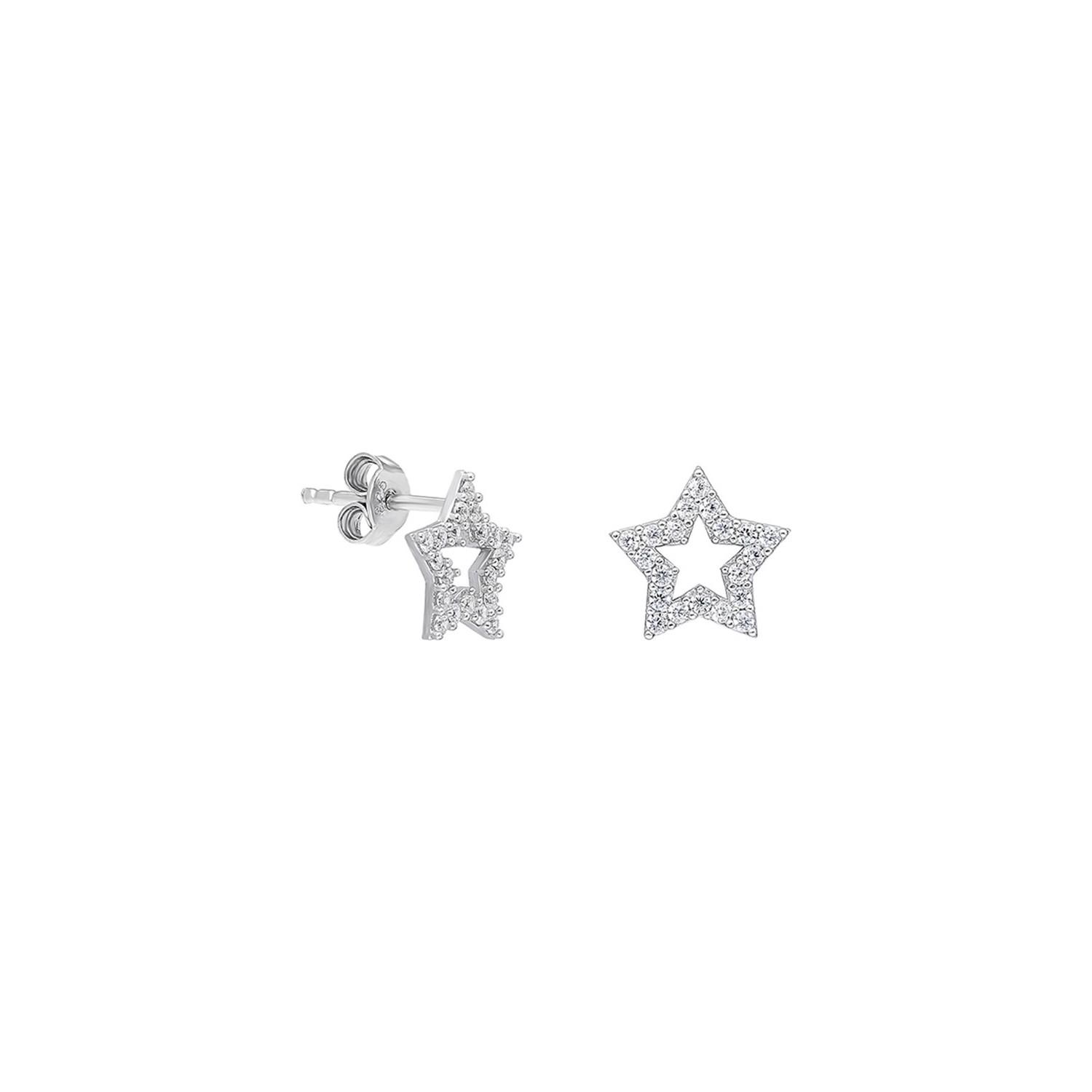 

925 Sterling Tiny Star Женские серьги из стерлингового серебра