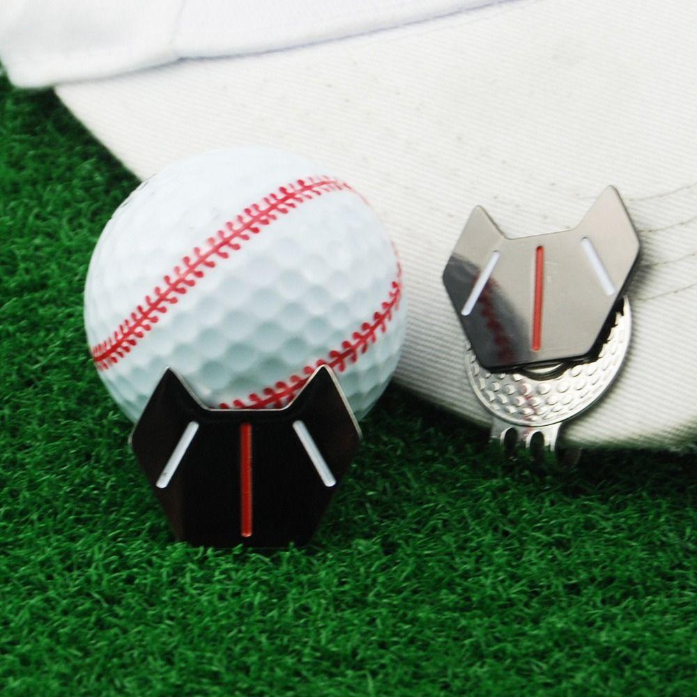 Small Golf Hat Clip Ball Marker Zinc Zinc Zinc Alloy Magnetic Golf Marker Golf Accessories Golf Course