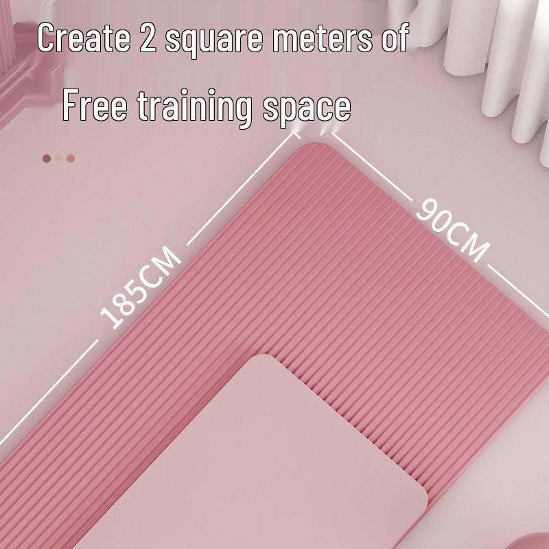 Verdickte & Extragroße Yogamatte für Anfänger - Unisex Heim-Trainingsmatte