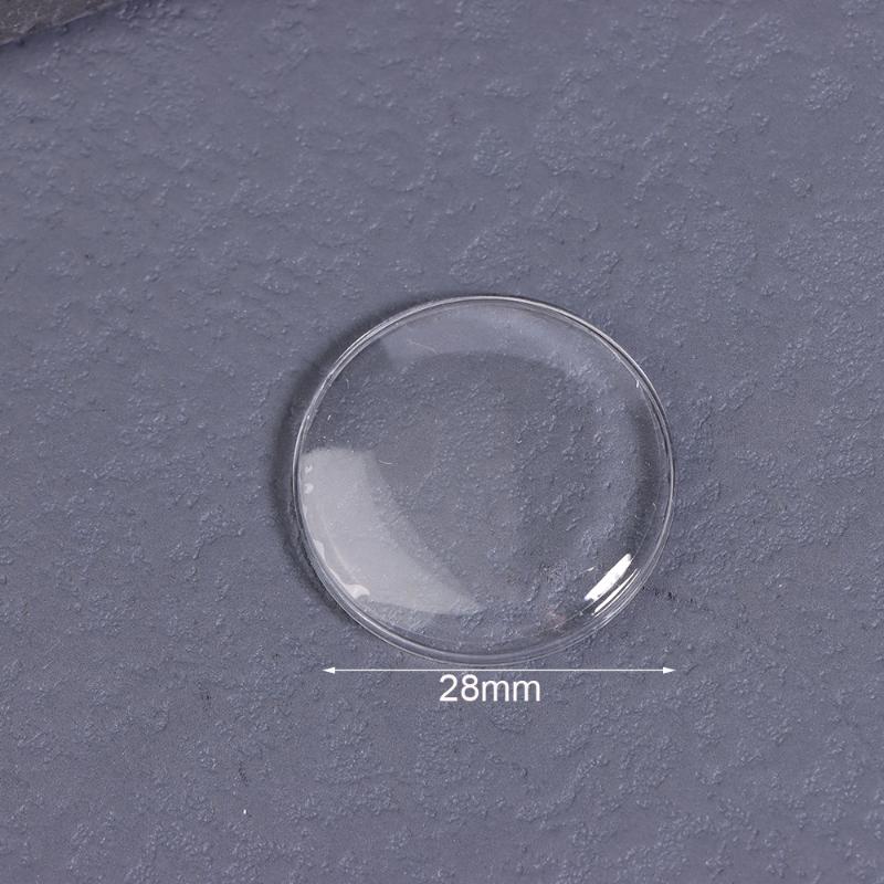 Akcesoria do zegarków 25-36MM Akrylowe Okrągłe Szkiełko Zegarka Pokrywka Zegarka Zamienna Maska Przezroczysta Powierzchnia Płaskie Szkiełko
