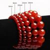 Red Agate Zodiac Charm Bracelet - Auspicious Chinese Single Strand for Women's Jewelry Gift