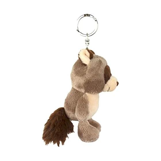 NICI Keyring Raccoon Dog 10cm Keychain Bean Bag
