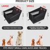Car pet pad, rear single seat car pad, bottom with hard belt net dog blue child waterproof and anti-dirty dog pad