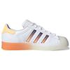 Adidas Superstar Weiß Säureorange Damen Sneaker Wolkenweiß Semi-Nacht-Flash GW4908
