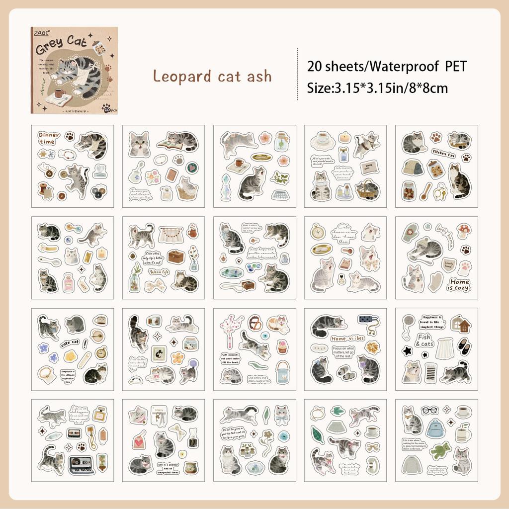 Self Healing Stickers, Pet Hand Account Stickers, Book Cutting Film, Cute Sticker Book