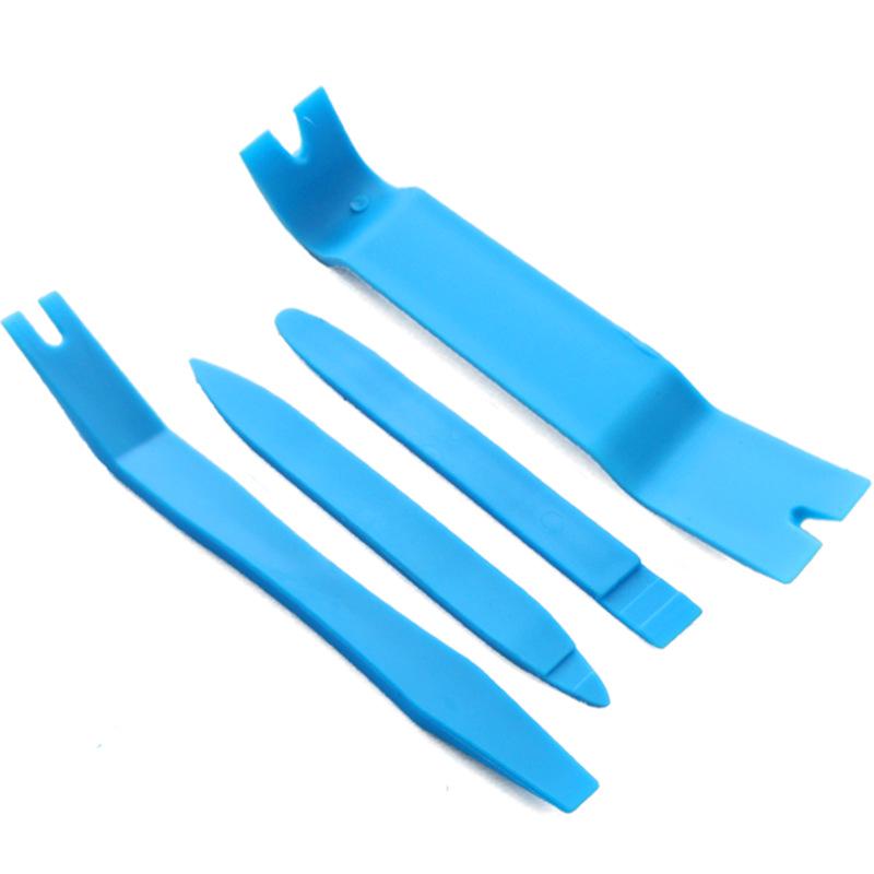 Car Interior Plastic Buckle & Pry Tool Set - 4 Pieces for Audio Modification