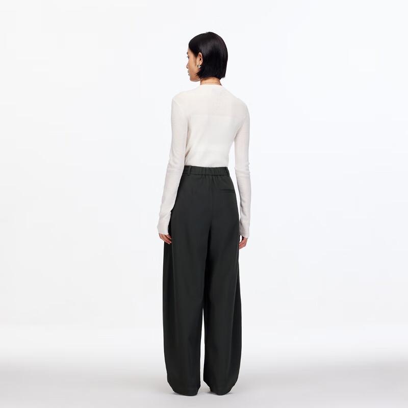 VEROMODA Women's High-Waist Pleated Wide-Leg Pants